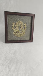 Load and play video in Gallery viewer, GANPATI PYRITE STONE FRAME
