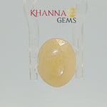 Load and play video in Gallery viewer, 4.75/CT Natural Yellow Sapphire With Govt Lab Certificate-10952D44230