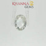 Load and play video in Gallery viewer, 3.81/CT Natural White Sapphire with Govt Lab Certificate-