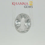 Load and play video in Gallery viewer, 11.45/CT Natural White Topaz Stone with Govt Lab Certificate -110293