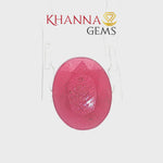 Load and play video in Gallery viewer, 5.79/CT Natural Tanzania Ruby Stone with Govt. Lab Certificate-16140S206365