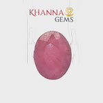 Load and play video in Gallery viewer, 5.66/CT Natural Madagascar Ruby Stone with Govt. Lab Certificate-16140S206355