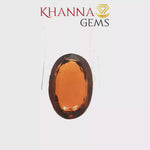 Load and play video in Gallery viewer, 8.56/CT Natural Hessonite Stone with Govt. Lab Certificate-2186D6055
