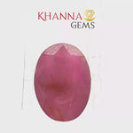 Load and play video in Gallery viewer, 7.55/CT Natural Ruby with Govt. Lab Certificate-104073