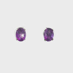Load and play video in Gallery viewer, 1.70/GM Royal Amethyst Earrings - G0040