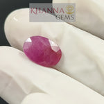 Load and play video in Gallery viewer, 4.96/CT Natural Ruby Stone with Govt. Lab Certificate-16275S206787