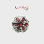 Load and play video in Gallery viewer, 9.41/GM  GARNET ZIRCON RING Earrings - G0563