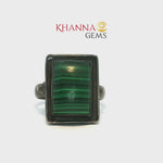Load and play video in Gallery viewer, 6.98/GM  MALACHITE ( ANTIC) RING Earrings - G0340