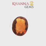 Load and play video in Gallery viewer, 8.52/CTNatural Hessonite Stone with Govt. Lab Certificate-2305D6643