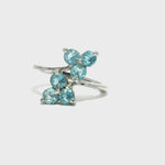 Load and play video in Gallery viewer, 3.60/GM  BLUE TOPAZ RING Earrings - G0627