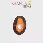 Load and play video in Gallery viewer, 8.49/CT Natural Hessonite Stone with Govt. Lab Certificate-2186D6057-1221-8.49