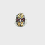 Load and play video in Gallery viewer, 5.13/GM  CITRINE ZIRCON RING Earrings - GARG0548