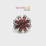 Load and play video in Gallery viewer, 8.22/GM  GARNET ZIRCON RING Earrings - G0567
