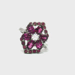 Load and play video in Gallery viewer, 5.07/GM  CITRINE RUBYZIRCON RING Earrings - G0587