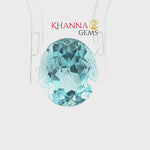 Load and play video in Gallery viewer, 6.21/CT Natural Certified Blue Topaz Gemstone -124646