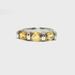 Load and play video in Gallery viewer, 4.00/GM  YELLOW TOPAZ RING Earrings - G0246