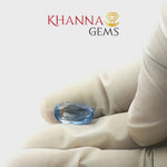 Load and play video in Gallery viewer, 4.88/CT Natural Blue Sapphire with Govt Lab Certificate (45510)