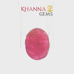 Load and play video in Gallery viewer, 3.72/CT Natural Mozambique Ruby Stone with Govt. Lab Certificate-16016S205954