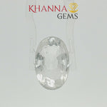 Load and play video in Gallery viewer, 7.70/CT Natural White Topaz Stone with Govt Lab Certificate -117441