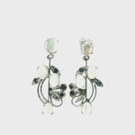 Load and play video in Gallery viewer, 7.70/GM Royal Moon Stone Earrings - G0054