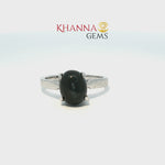 Load and play video in Gallery viewer, 2.68/GM  BLACK STAR RING Earrings - G0599