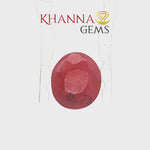 Load and play video in Gallery viewer, 3.84/CT Natural Old Burma Ruby Stone with Govt. Lab Certificate-16016S205957