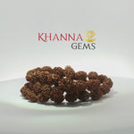 Load and play video in Gallery viewer, THREE MUKHI RUDRAKSHA MALA - KG01