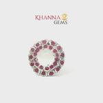 Load and play video in Gallery viewer, 5.21/GM  MOON STONE RUBY RING Earrings - G0576