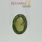Load and play video in Gallery viewer, 4.19/CT Natural Peridot Stone With Govt. Lab Certificate-110479