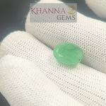 Load and play video in Gallery viewer, 4.8/CT Natural Panna Stone with Govt. Lab Certificate-12313D49946