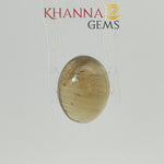 Load and play video in Gallery viewer, 4.85/CT Natural Apatite Cat's Eye with Govt. Lab certificate-7491D29436