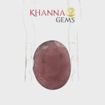 Load and play video in Gallery viewer, 4.69/CT Natural Ruby Stone with Govt. Lab Certificate-12927D53217