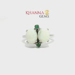 Load and play video in Gallery viewer, 3.83/GM  OPAL EMERALD RING Earrings - G0601