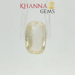 Load and play video in Gallery viewer, 4.71/CT Natural Yellow Sapphire with Govt Lab Certificate-113301