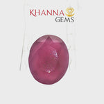 Load and play video in Gallery viewer, 6.78/CT Natural Ruby Stone with Govt Lab Certificate-120267