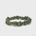Load and play video in Gallery viewer, Premium Raw Pyrite 8mm Natural Gemstone Beads – NOO6013
