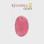 Load and play video in Gallery viewer, 3.38/CT Natural Mozambique Ruby Stone with Govt. Lab Certificate-15909S205589