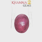 Load and play video in Gallery viewer, 4.88/CT Natural Ruby Stone with Govt. Lab Certificate-16016S205958