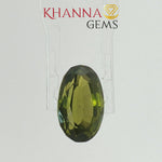 Load and play video in Gallery viewer, 4.45/CT Natural Peridot Stone With Govt. Lab Certificate-110485