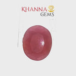 Load and play video in Gallery viewer, 4.96/CT Natural Ruby with Govt. Lab Certificate-3588D12457