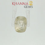 Load and play video in Gallery viewer, 3.60/CT Natural yellow sapphire with Govt Lab Certificate-68797