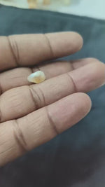 Load and play video in Gallery viewer, 3.87/CT Natural Basra Pearl with Govt. Lab Certificate (44000)

