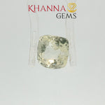 Load and play video in Gallery viewer, 5.76/CT Natural Yellow Sapphire with Govt Lab Certificate-111852