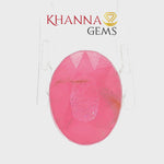 Load and play video in Gallery viewer, 8.17/CT Natural Madagascar Ruby Stone with Govt. Lab Certificate-16140S206351