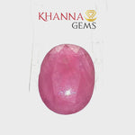 Load and play video in Gallery viewer, 6.56/CT Natural Ruby Stone with Govt. Lab Certificate-101104