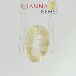 Load and play video in Gallery viewer, 9.40/CT Natural Yellow Sapphire with Govt Lab Certificate-115800