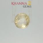 Load and play video in Gallery viewer, 4.54/CT Natural Yellow Sapphire with Govt Lab Certificate-96900