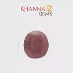 Load and play video in Gallery viewer, 4.88/CT Natural New Burma Ruby with Govt. Lab Certificate-3411D11867