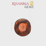 Load and play video in Gallery viewer, 4.40/Carat Natural Hessonite Stone with Govt. Lab Certificate-77703