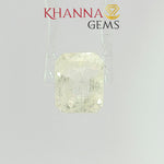 Load and play video in Gallery viewer, 5.76/CT Natural Yellow Sapphire With Govt Lab Certificate-12061D48978